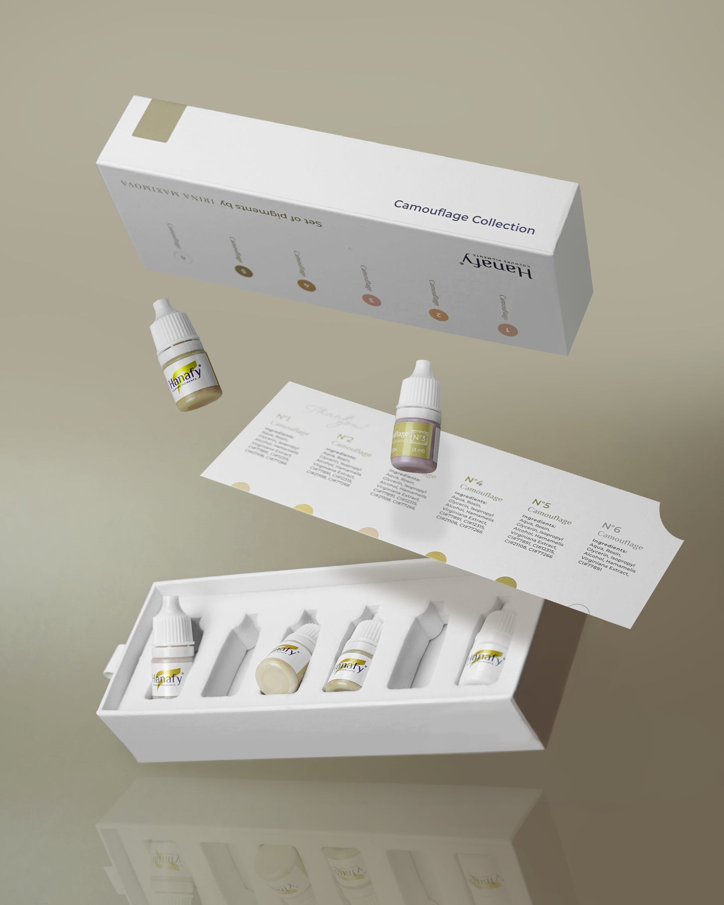 Camouflage Pigment 3ml Set